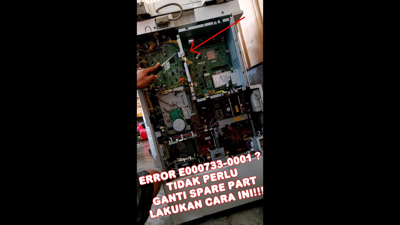 Error E000733-0001 #Fix Flexible Mainboard Ke DC Control Pada Mesin Fotocopy IR