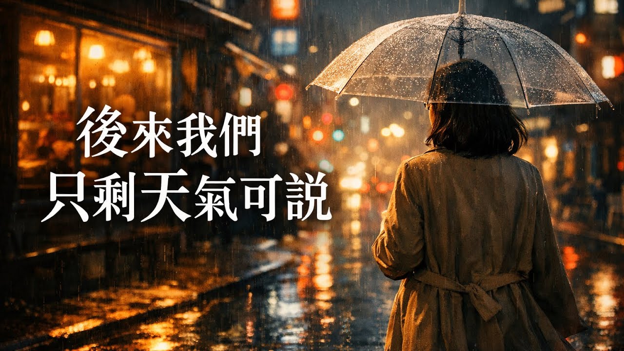 後來我們只剩天氣可說｜華語抒情歌曲｜Only the Weather Left to Say