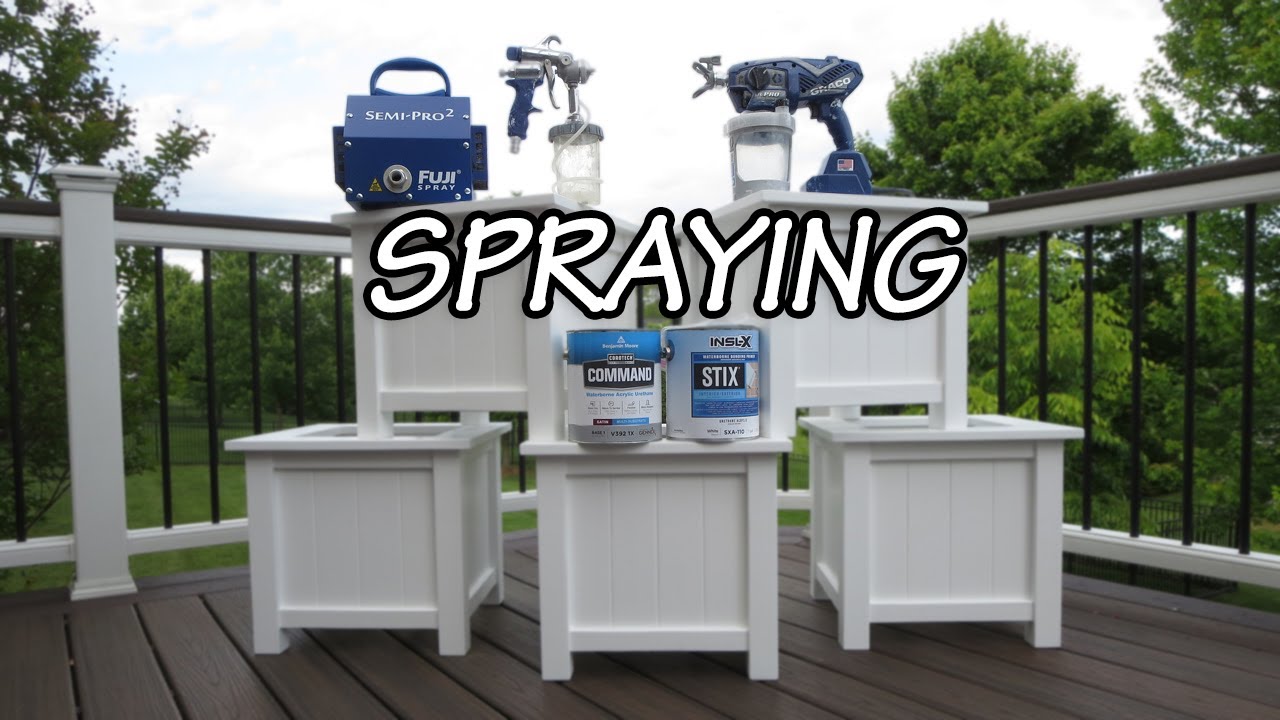 Spraying Planters with a Graco TC Pro & Fuji Semi-Pro 2