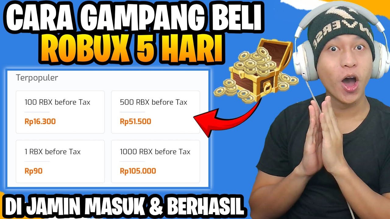 CARA BELI ROBUX 5 HARI DI ROBLOX VIA GAMEPASS | CARA BELI ROBUX DI ITEMKU PAKAI GAMEPASS
