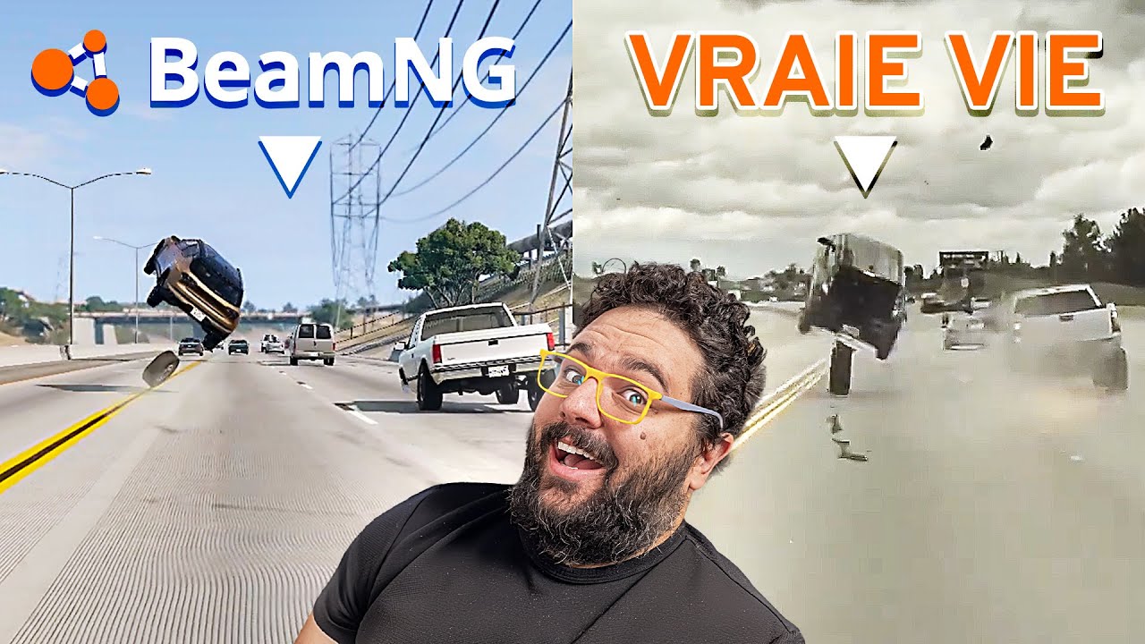 De la vraie vie à BeamNG : Je reproduis un crash réel !