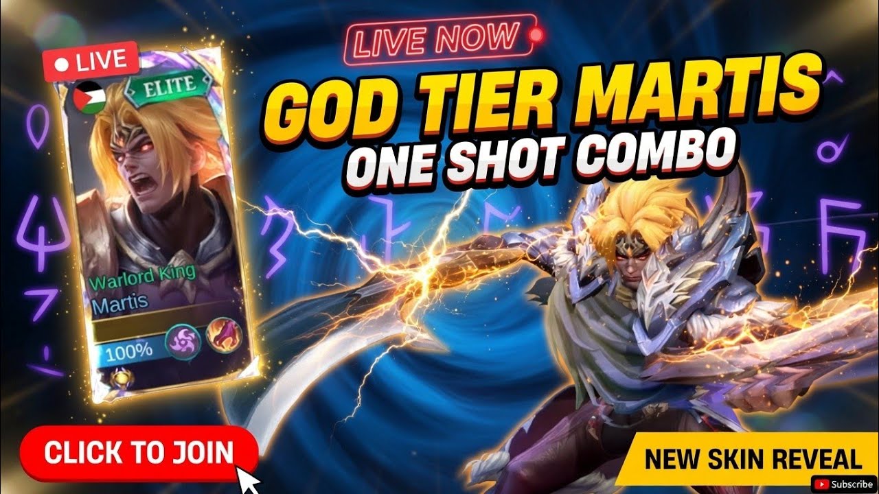 MARTIS Savage Gameplay 🔥 Destroying Rank | MLBB Live Stream