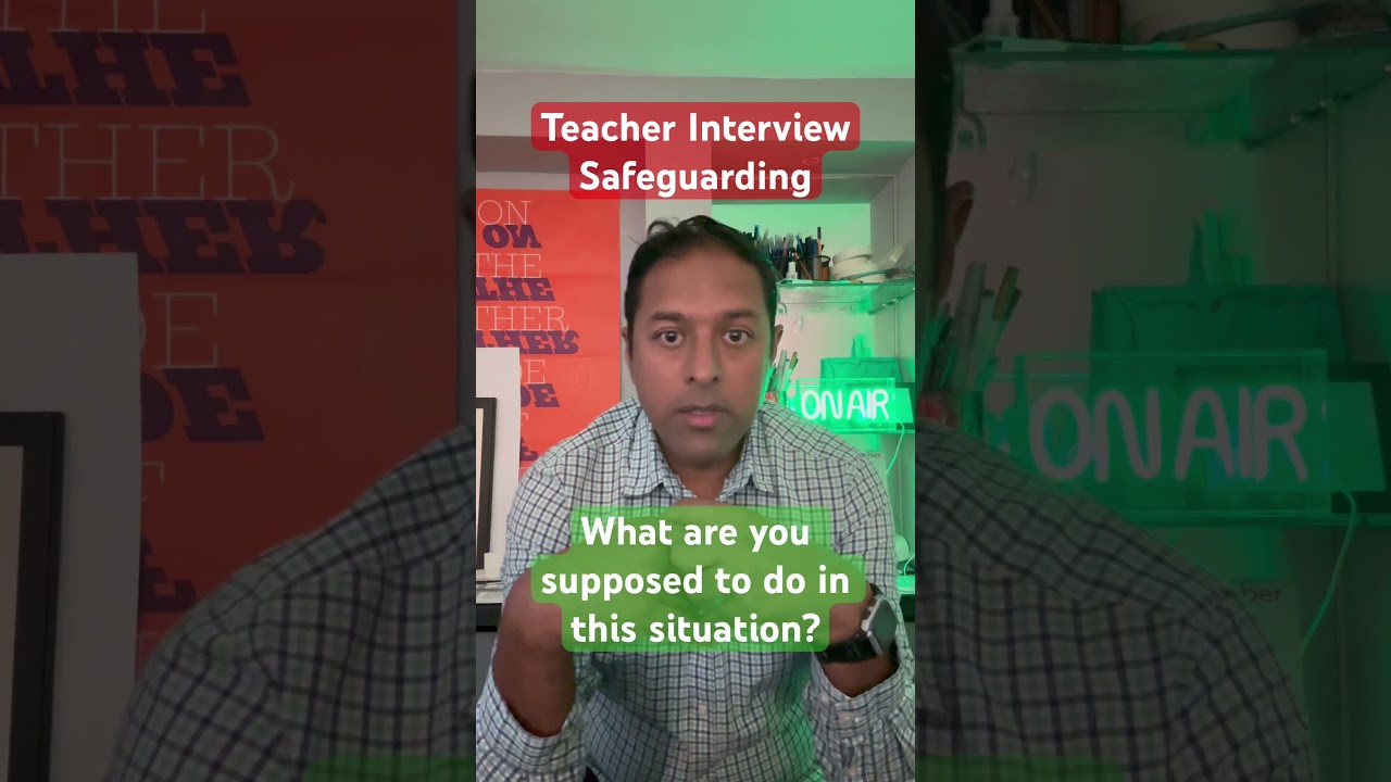 Teacher Interview Q&A Safeguarding #teacherinterview #teacher #safeguarding #mediateacher