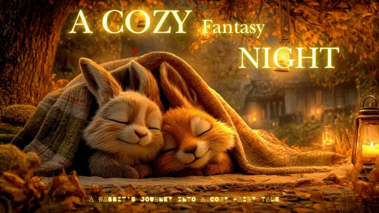 Cozy Rabbit Dreams Under the Autumn Lanterns 🍂✨ | A Gentle Forest Sleep Tale