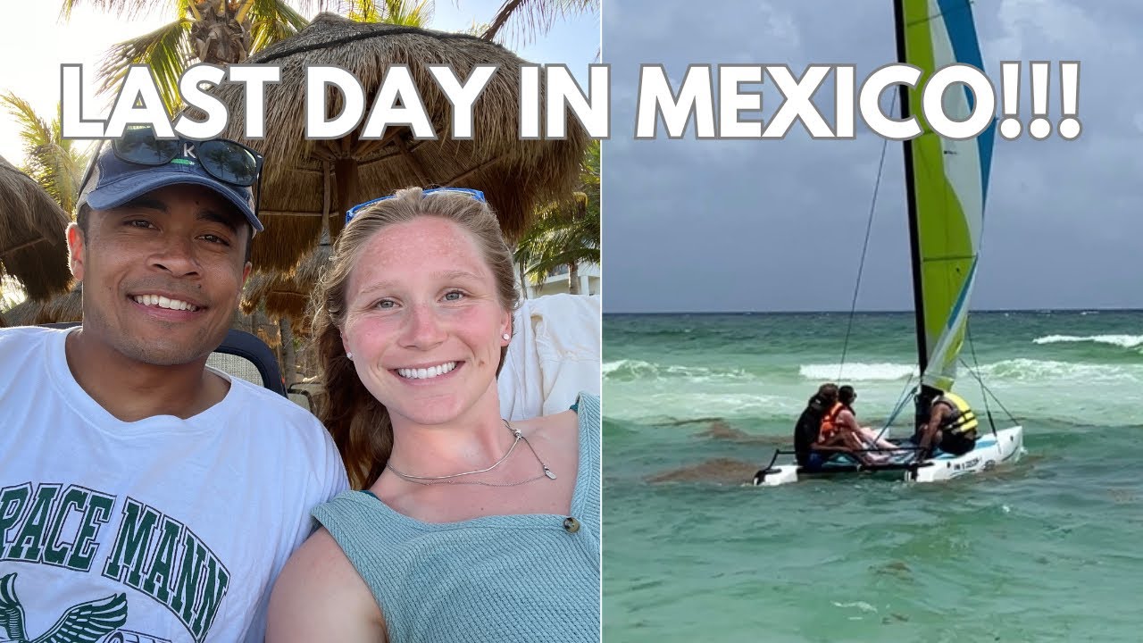 Sailing into Paradise: Catamaran Adventure in Playa del Carmen | Final Day In Mexico Vlog