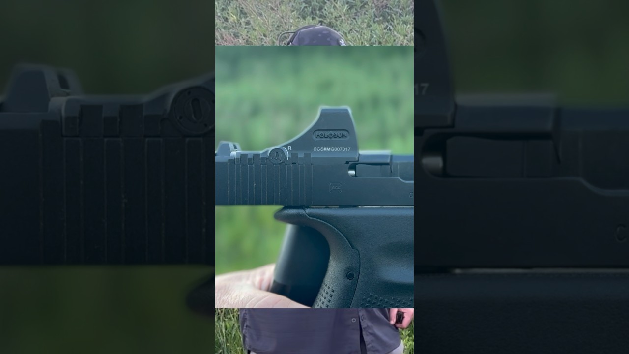 Holosun SCS MOS &mdash; лучшая оптика для Glock 19? #reddot #glock #glock19 #9mm #shorts #selfdefense