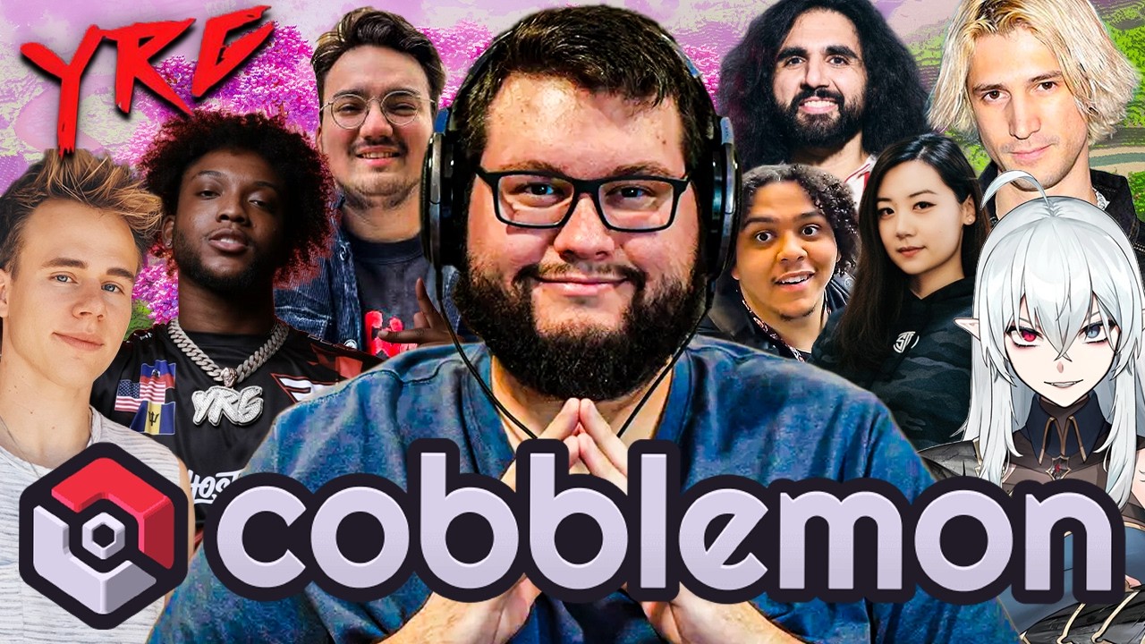 Я сыграл в Cobblemon со 100 стримерами | Часть 1