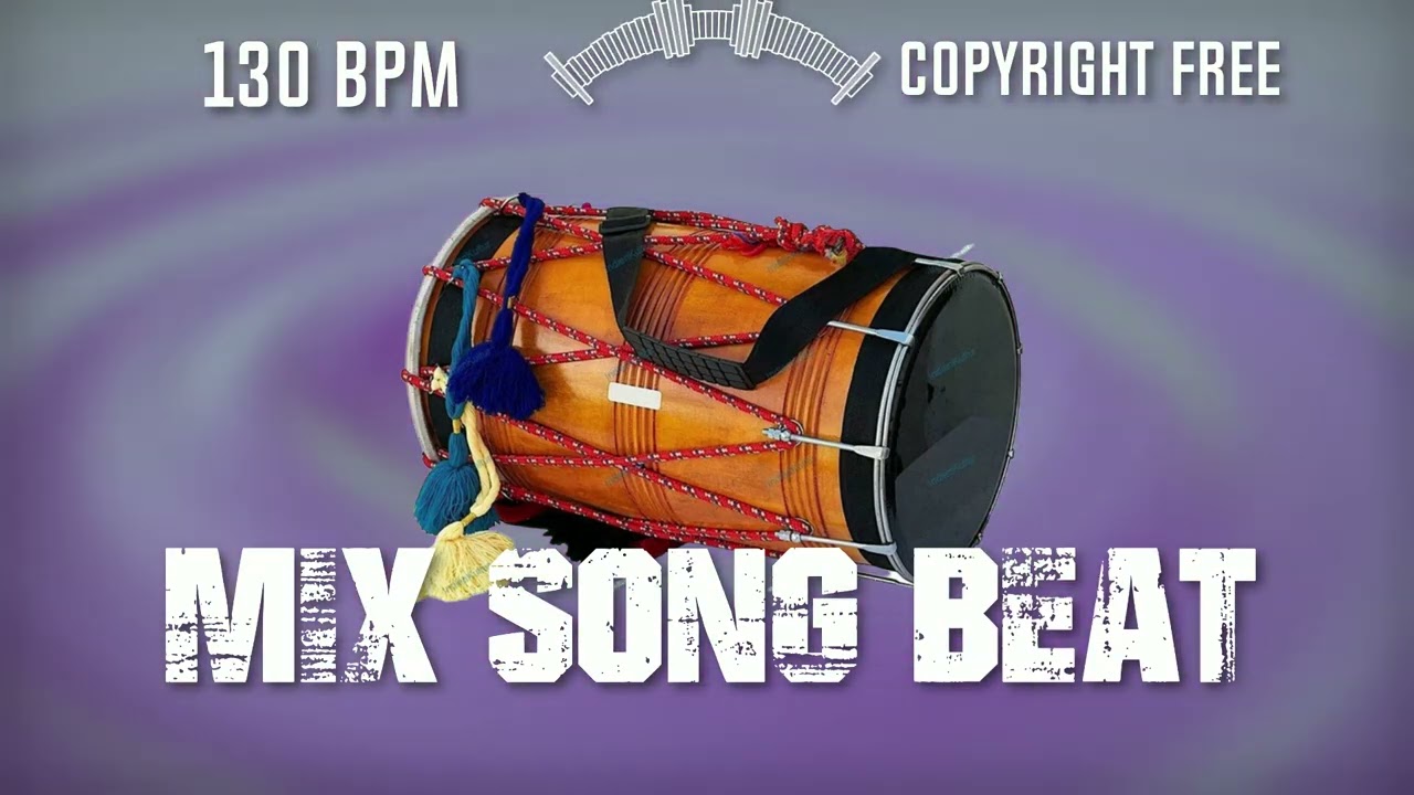 NON STOP BEAT 130 BPM || Punjabi Free Beat || Dhol Dholak Mix Beat || NEW SONG BEAT By Shyam Verma