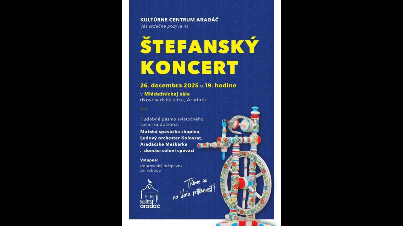 &Scaron;tefansk&yacute; koncert 2025 KC Arad&aacute;č-Aradac
