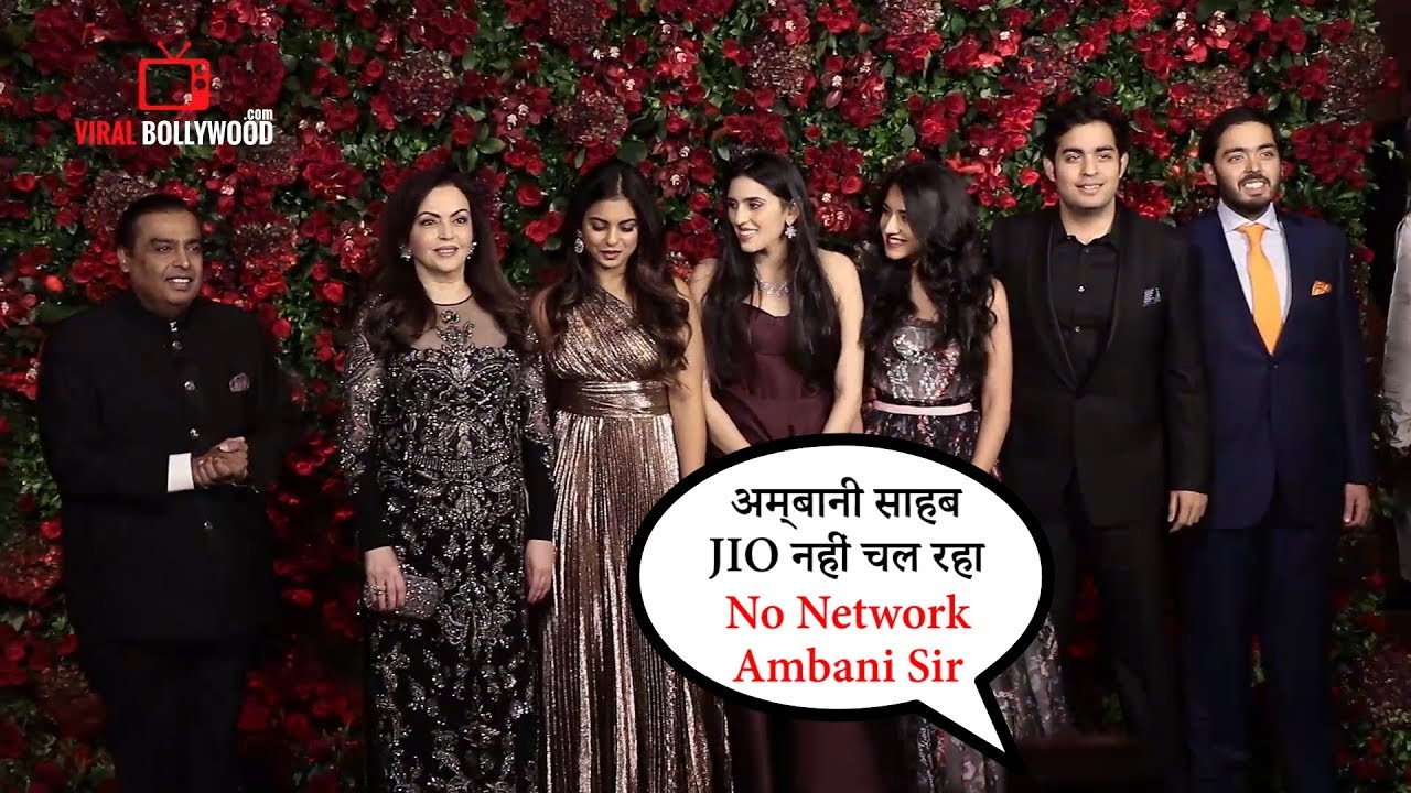 Jio nahi chal raha, Photographer quips when clicking Ambani at #DeeVeer Reception Party