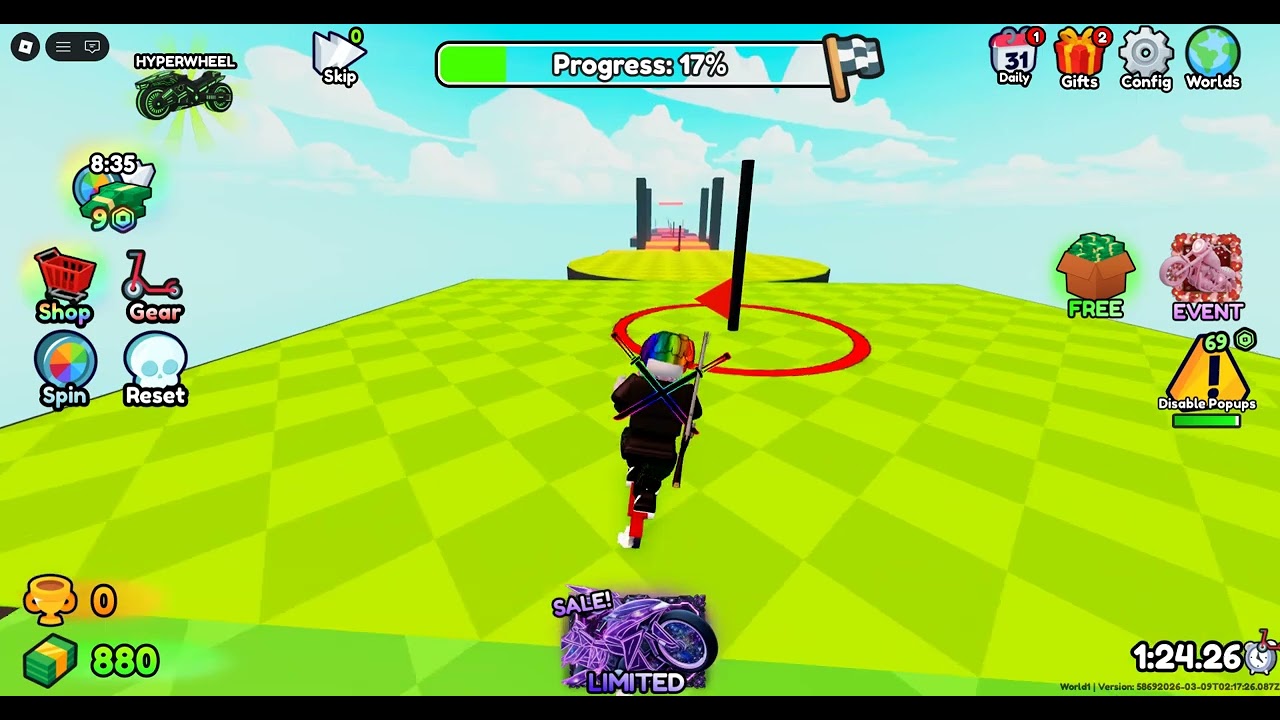 day 2 of playing an obby up to stage 32 until i hit 50 subs