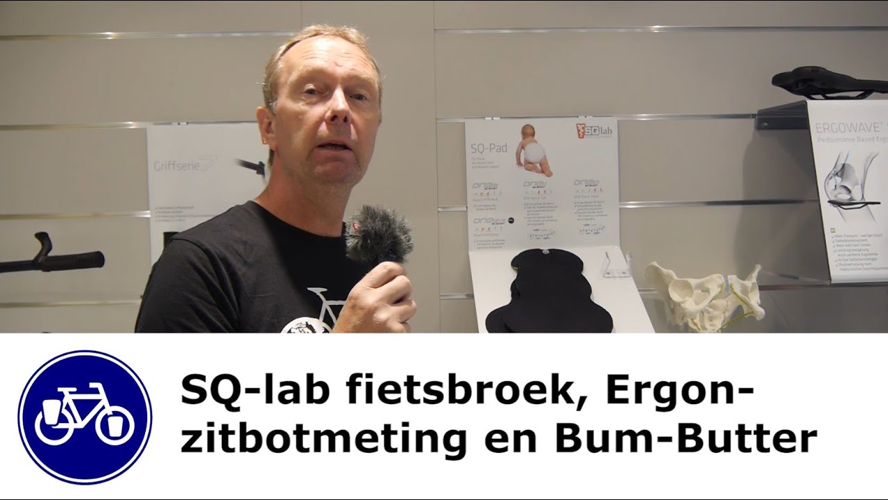 SQ-lab fietsbroek, Ergon digitale zitbotmeting en Bum Butter - Eurobike 2022