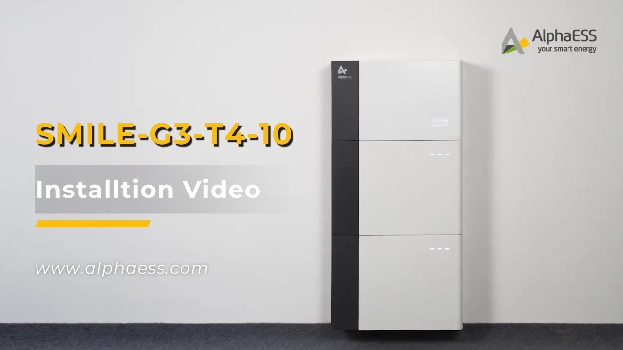 AlphaESS SMILE-G3-T4-10 | Residential Battery Storage Installation Video