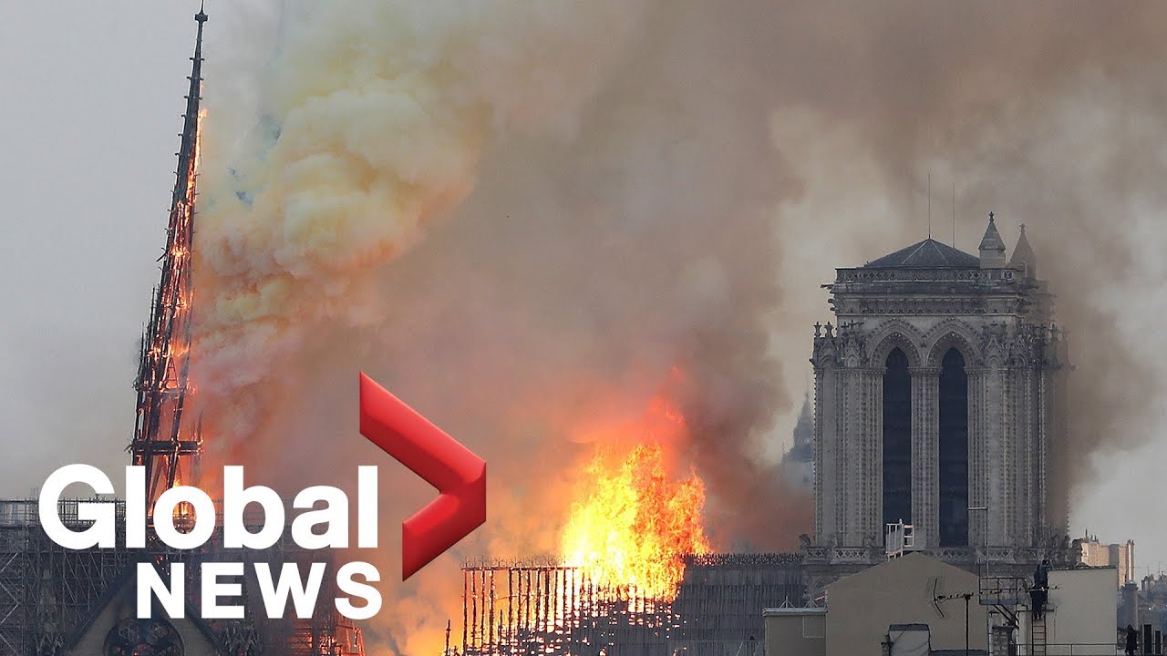 Notre Dame fire: World leaders, Paris residents and tourists react to blaze
