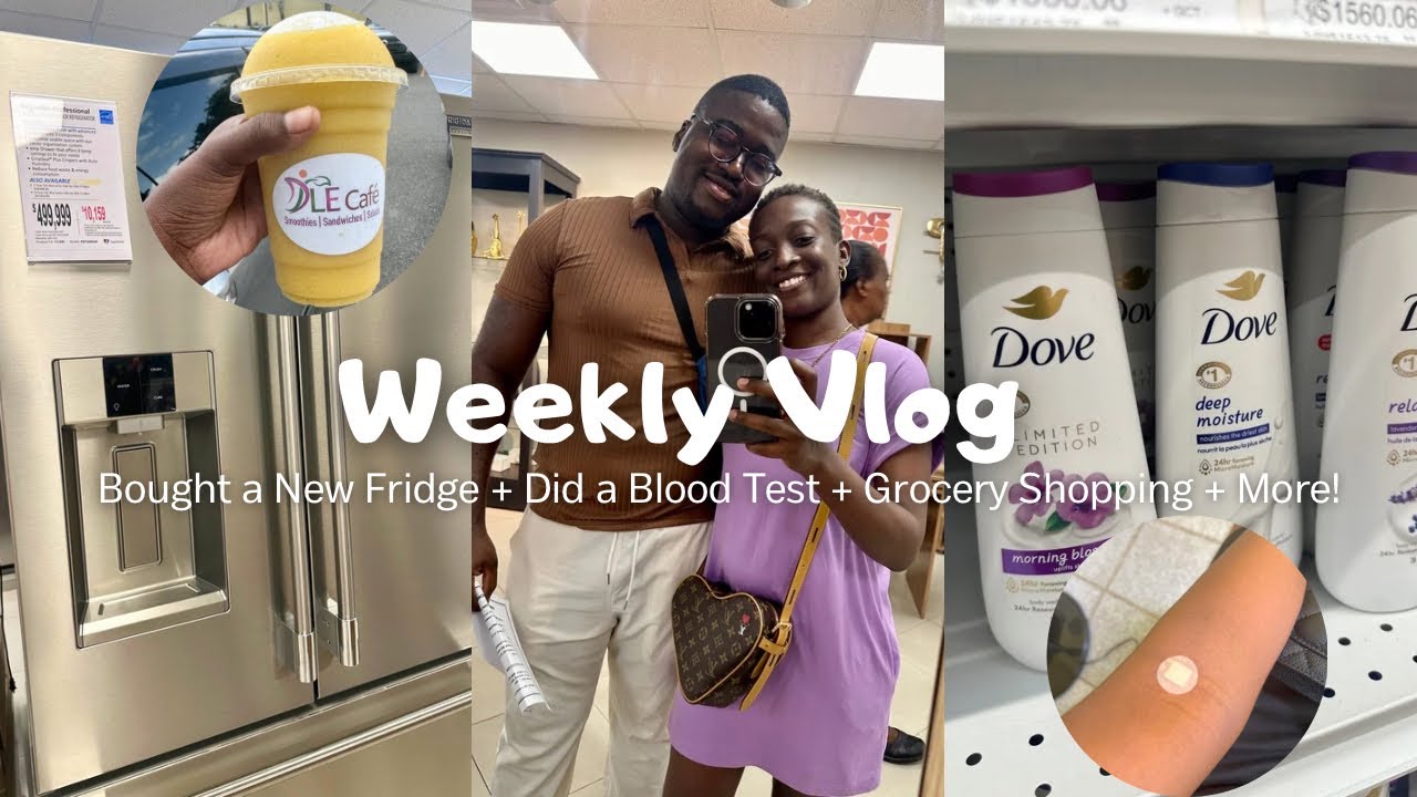 LIFE LATELY: Bought a NEW Fridge! + Did a Blood Test🩸+ Grocery Shopping + More!