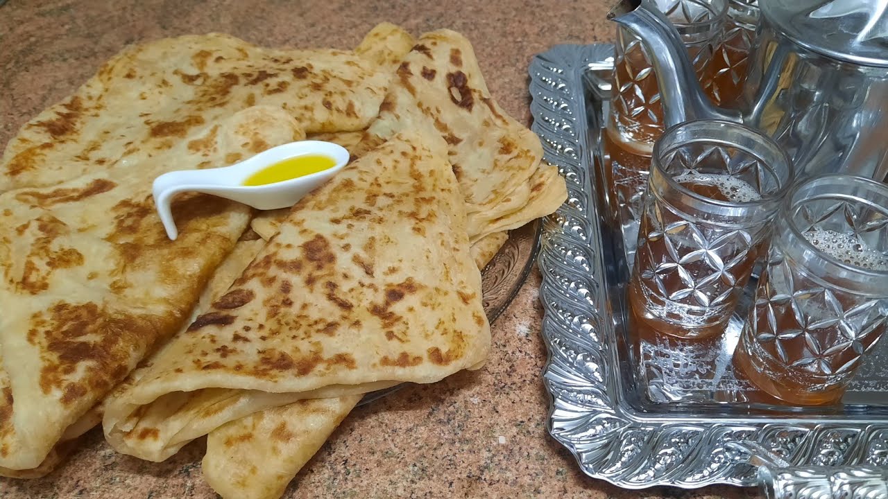Msamen marroquí sin mantequilla(irresistible y  fácil dehacer).