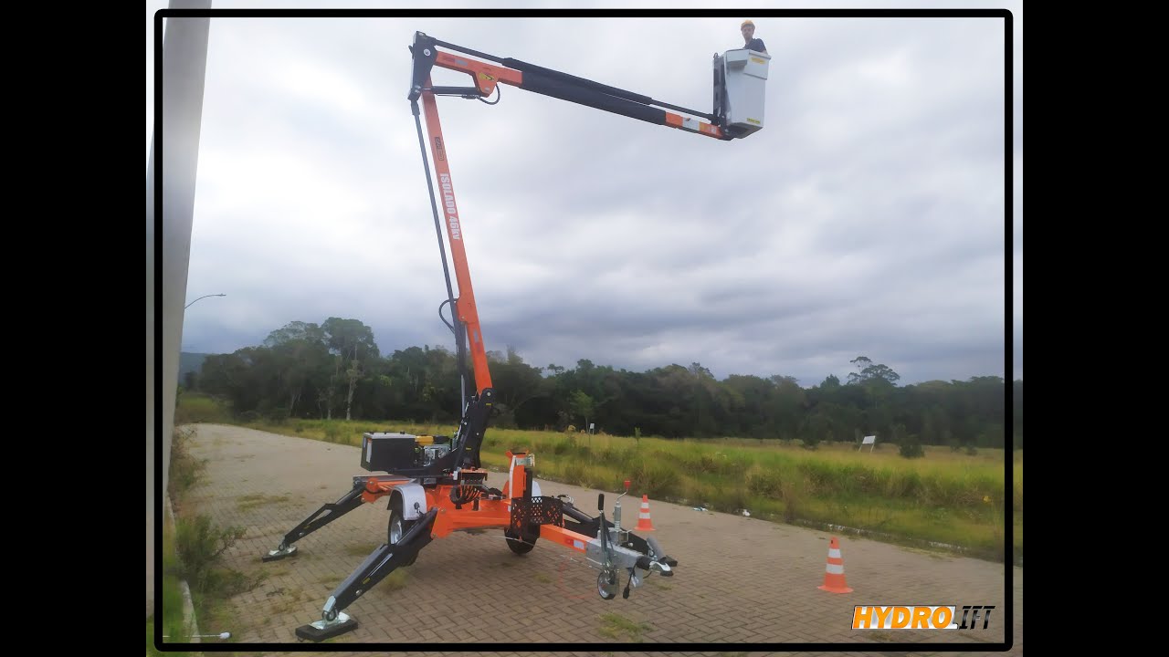 CESTO AÉREO REBOCÁVEL ISOLADO CAR1200I HYDROLIFT