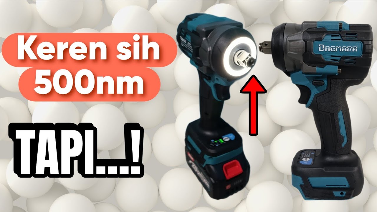 UNBOXING REVIEW DAN TES IMPACT WRENCH DAGMARA DIW500