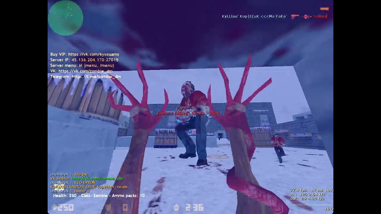 CS 1.6 Zombie Server 