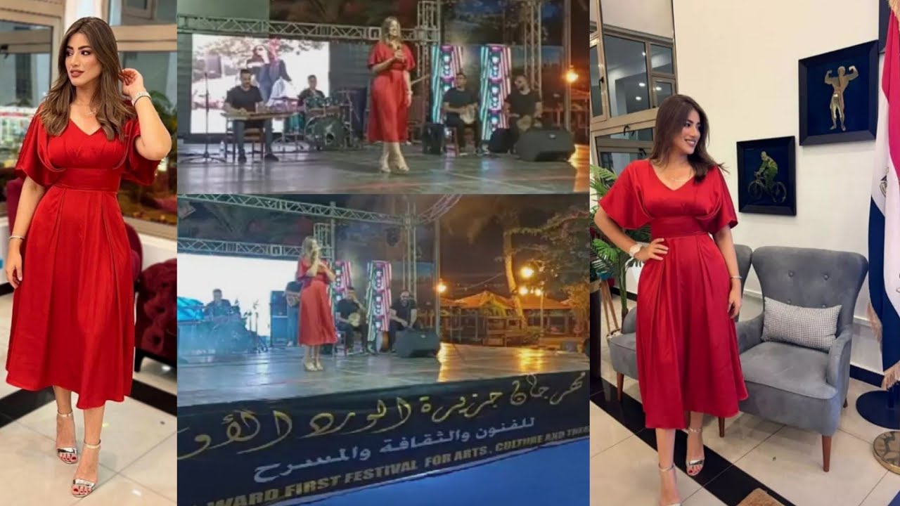 حفل الفنانة هايدي موسى في المنصورة