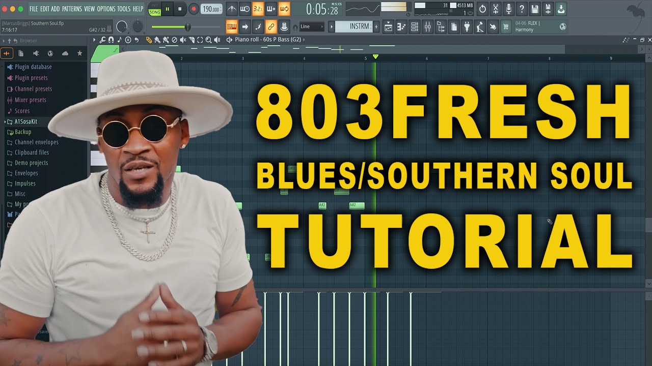 803Fresh Type Beat Southern Soul Tutorial in FL Studio