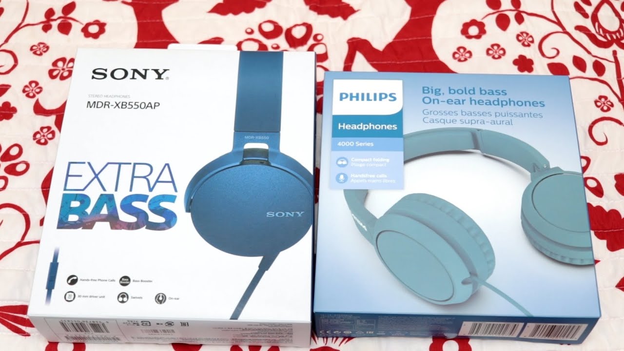 Сравнение Sony MDR-XB550AP vs Philips TAH4105 ► что купить в 2021? Подробный обзор!