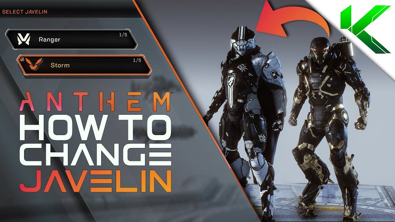 HOW TO CHANGE TO A NEW JAVELIN | Anthem