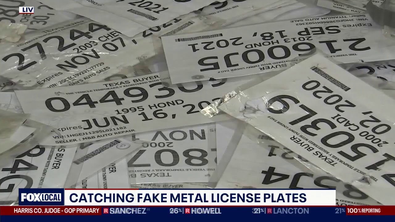 Ghost plate law: Are criminals still on Houston streets?
