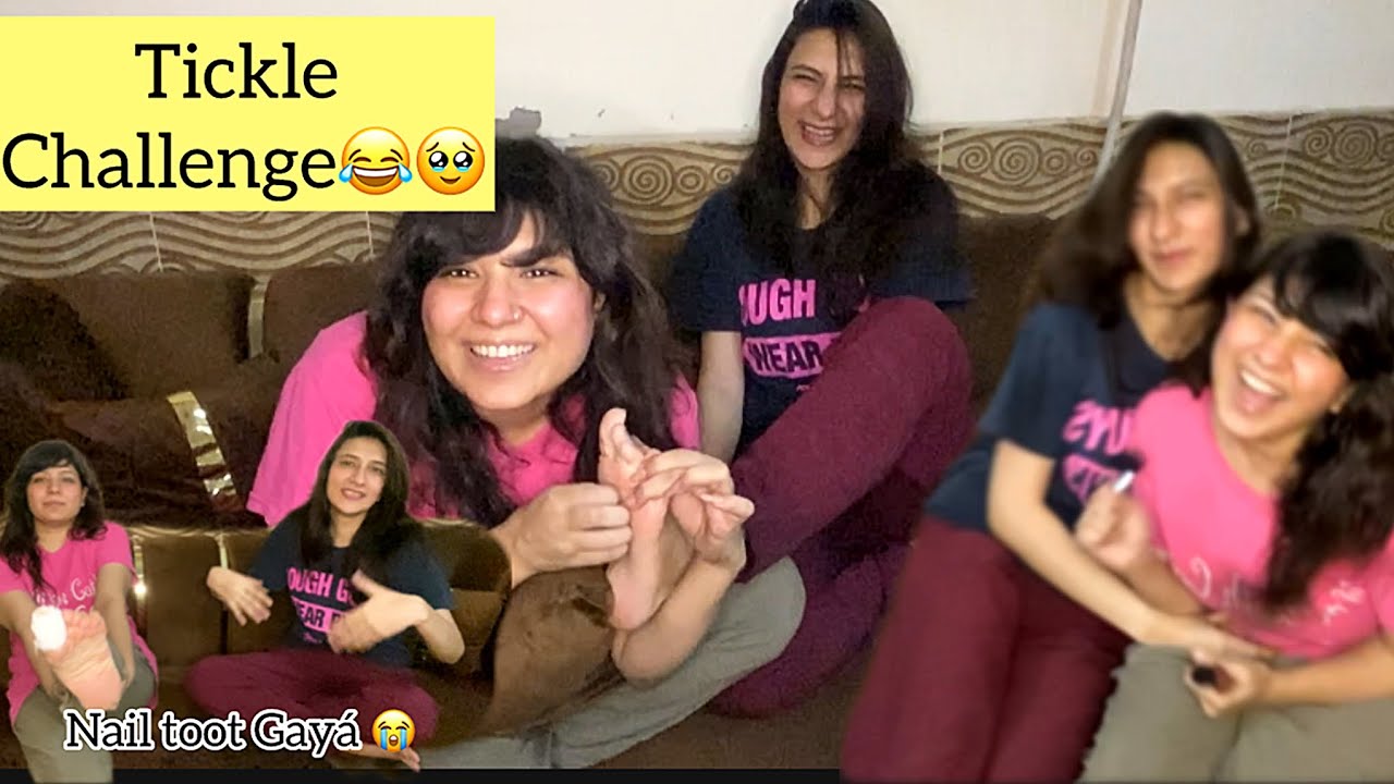 Feet Tickling challenge || Tickling challenge || Funny challenge || paaon pay chot lag gai