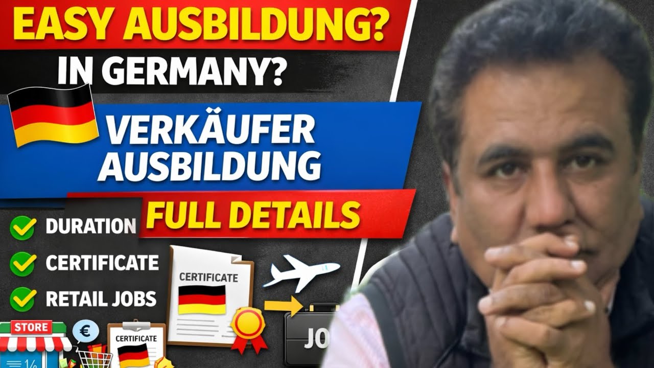 Easy Ausbildung? Verkäufer in Germany 🇩🇪 | Duration, Certificate, Retail Jobs 