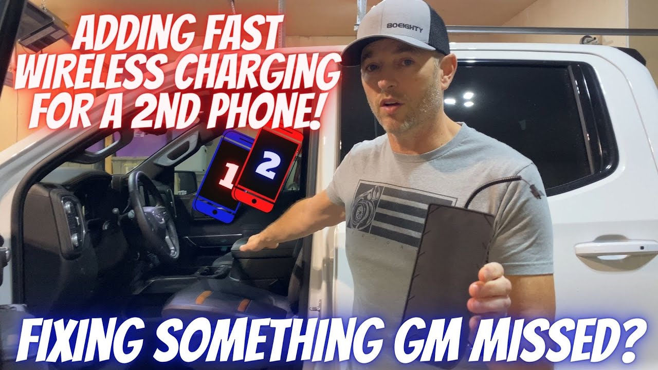 Qi Wireless Charging Pad Upgrade for GMC & Chevy Trucks/SUVs – Full Install & Review!