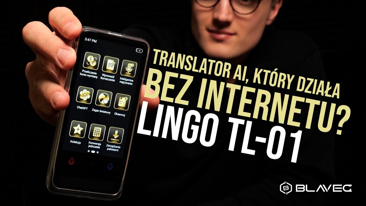 Translator AI, który działa bez internetu? - Blavec Lingo TL-01