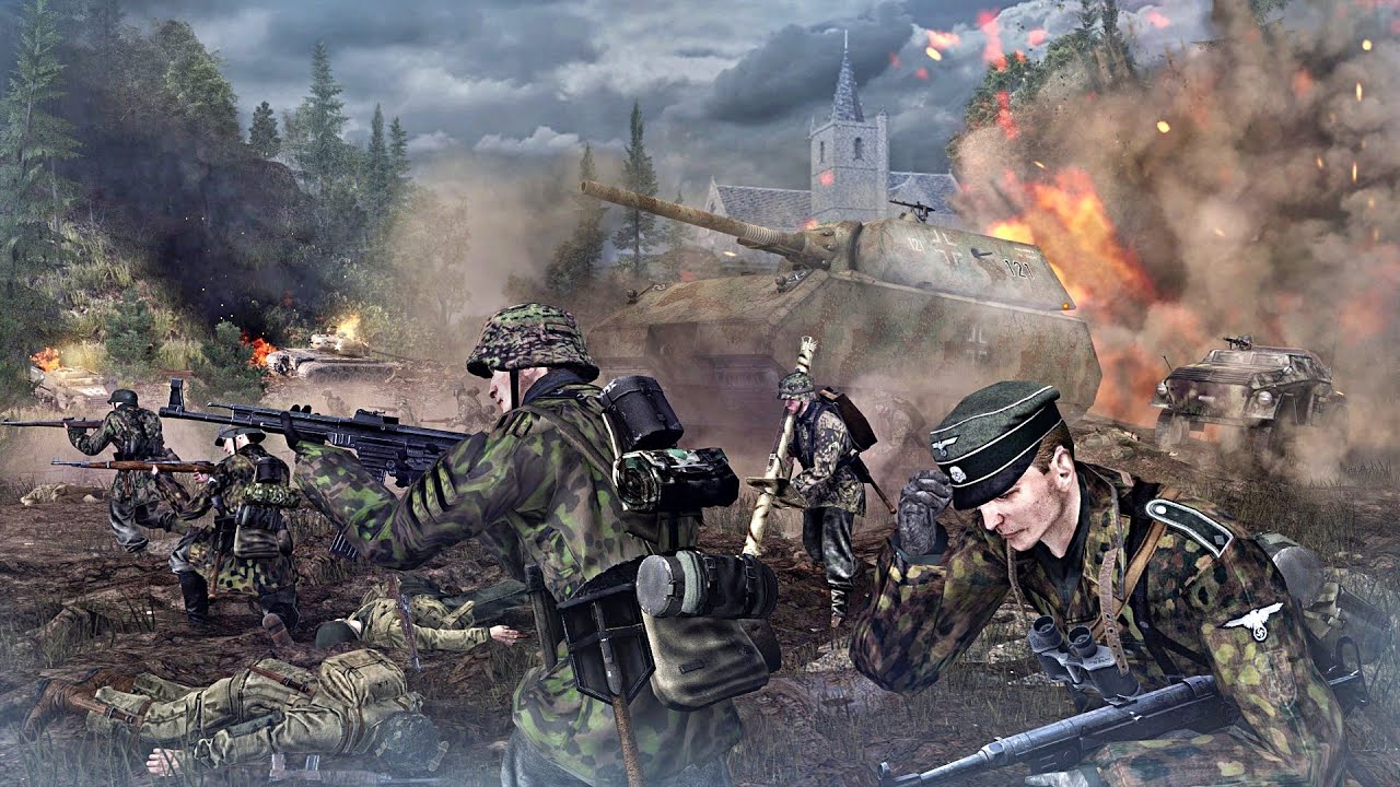 Panzer VIII Maus Tank supported by SS Troops - BREAKTHROUGH to the WEST | Gates of Hell Liberation