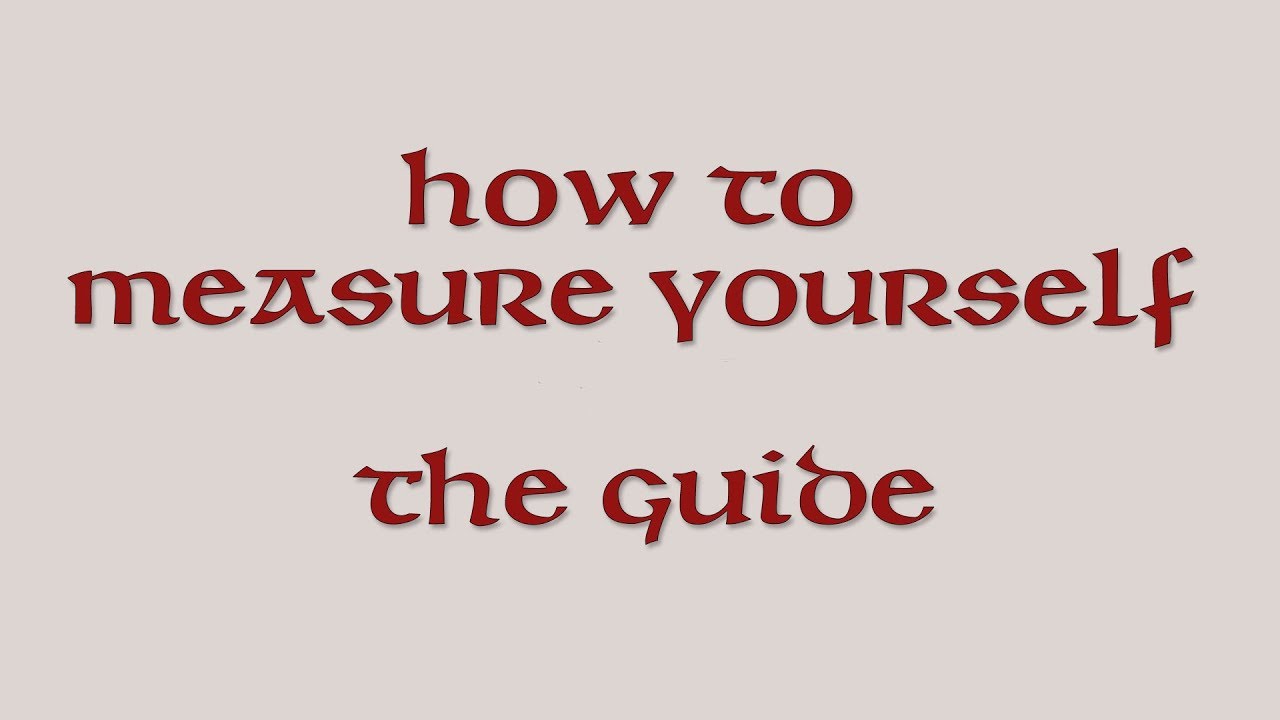 How to measure yourself correctly - a SPES Medieval Market guide
