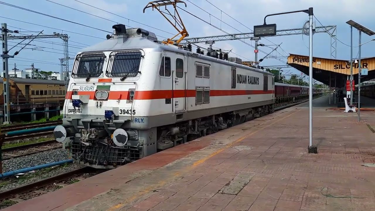Electrifying History Part 2 : First arrival of Electric locomotive WAP7 at Silchar | SGUJ 39435 WAP7