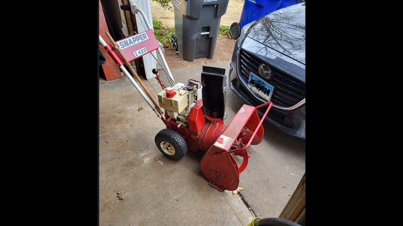 Snapper I-422 Snow blower tune up/ repair