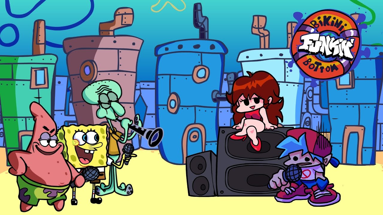 FNF Bikini Bottom (Monday Morning Misery 13+)