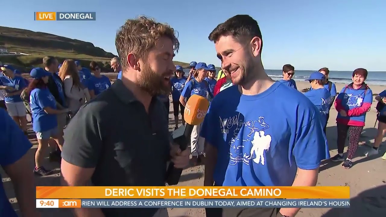 Sept 2024 Donegal Camino with Mickey Joe Harte & footballer Ryan McHugh