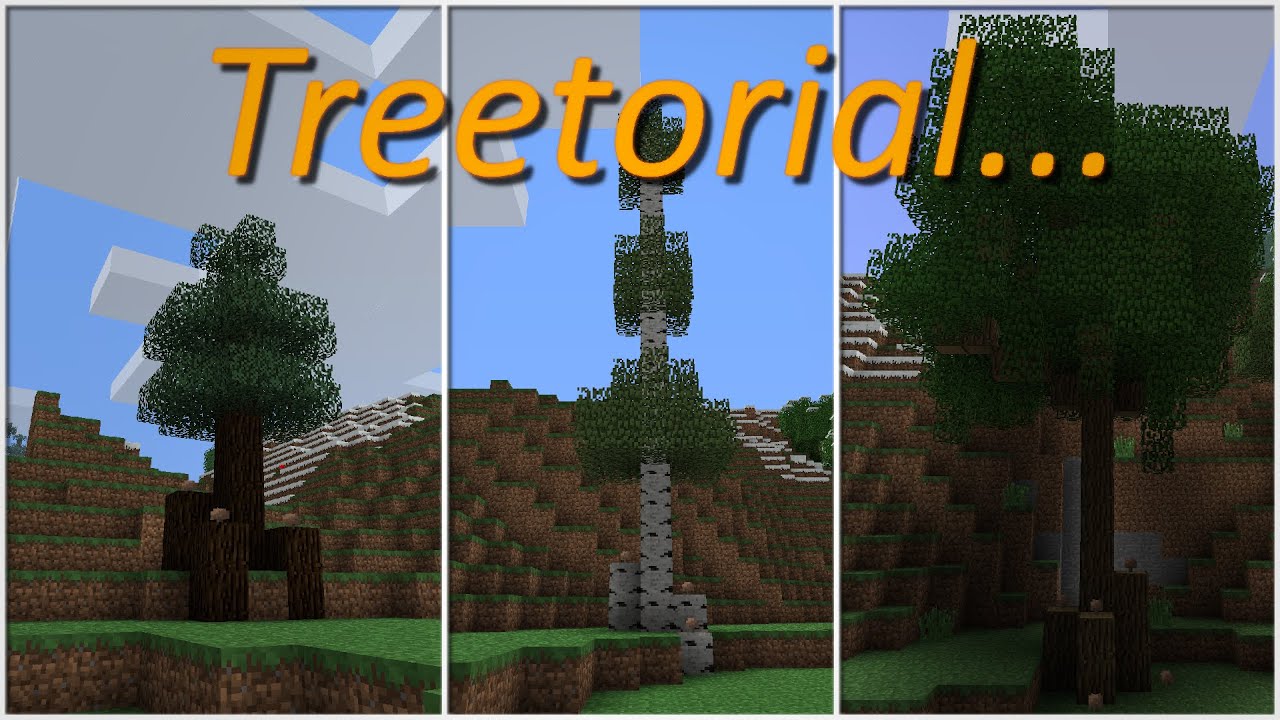 How To Build Custom Trees in Minecraft Beta 1.7.3