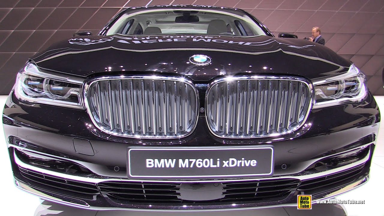 2016 BMW M760i xDrive v12 600hp - Exterior and Interior Walkaround - 2016 Geneva Motor Show