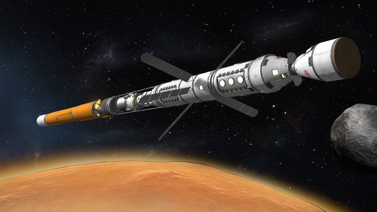 KSP: Достичь DUNA с уровнем сложности, сравнимым с НАСА.
