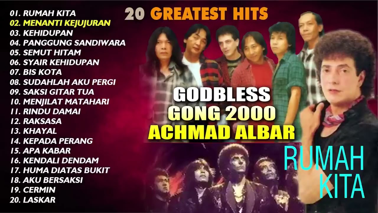 20 GREATEST HITS GOD BLESS dan GONG 2000