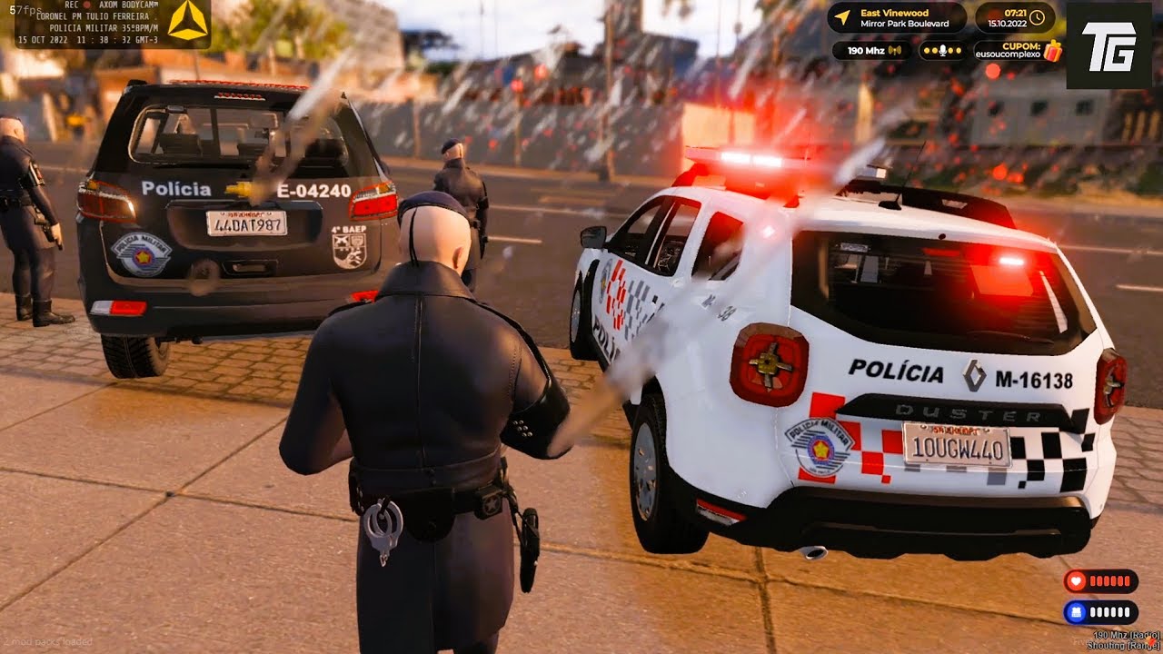 Comando BAEP em dia Chuvoso Apoio as Unidades - GTA RP