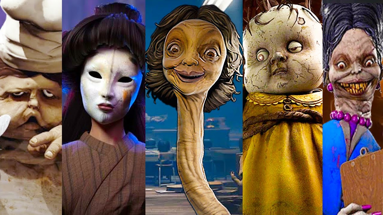 Little Nightmares 1, 2 & 3 All Bosses & Monsters