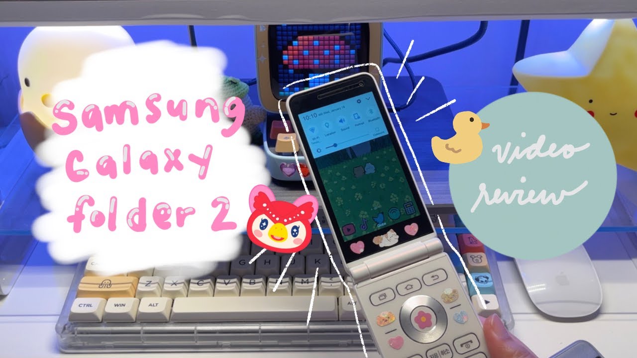Samsung Galaxy Folder 2 (белый) ~ Обзор вирусного раскладного телефона TikTok
