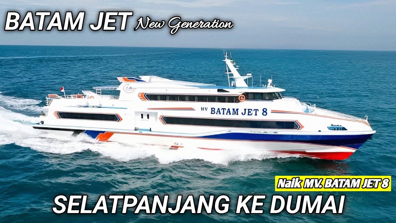 TERCEPAT DAN TERNYAMAN DIJALURNYA‼️Trip Selatpanjang - Dumai Naik Kapal MV Batam Jet 8