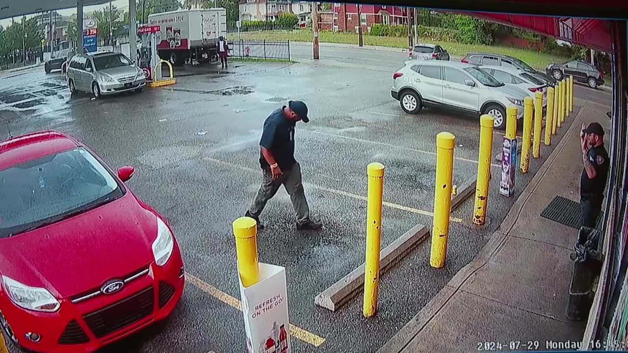 VIDEO: Armored Truck Robbed At CLE Gas Station
