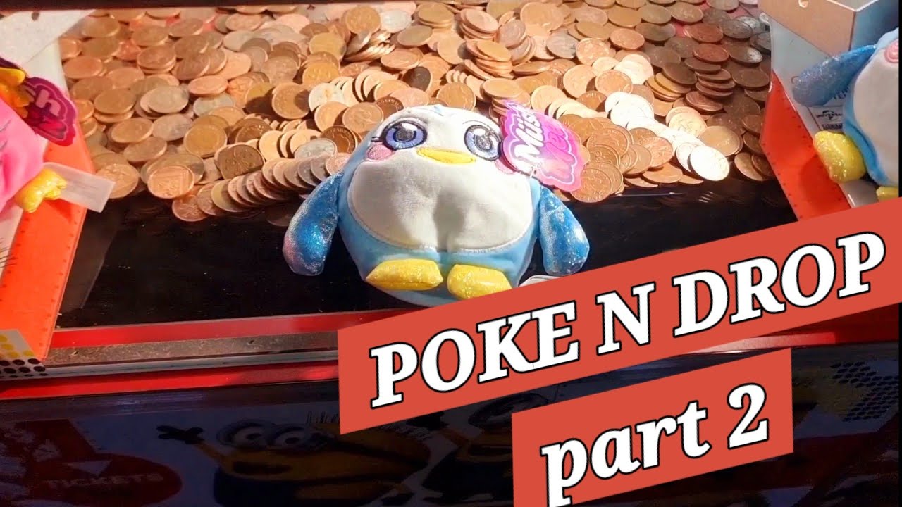 GIVE IT A POKE AND WATCH IT DROP.  2p pushers uk arcade amusements, claw machines,and more
