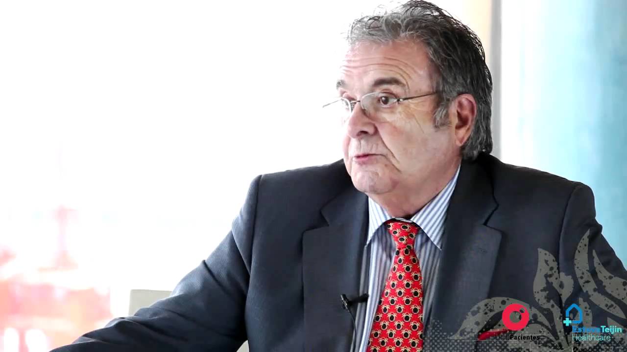 Dr. Julio Ancochea y Jesús Gutiérrez, paciente de EPOC