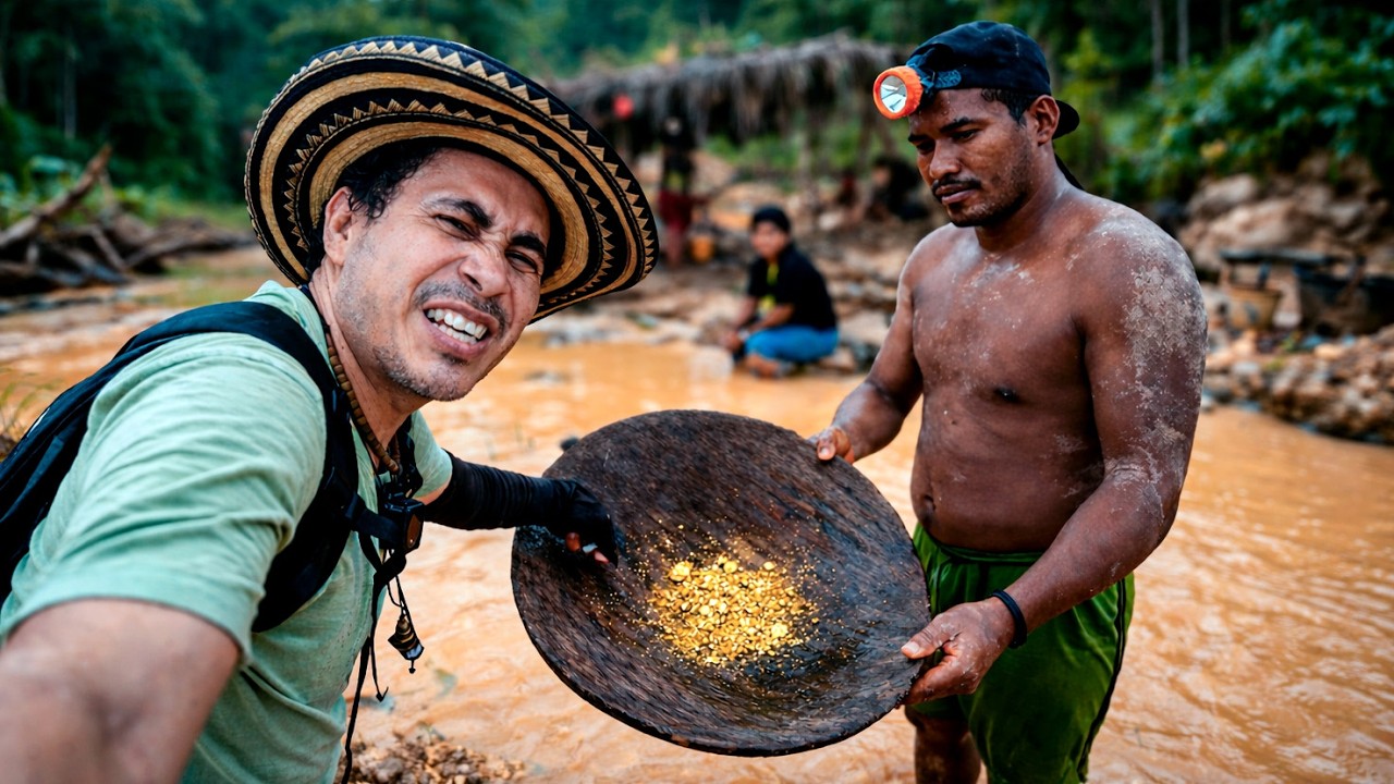 Conociendo las Minas de Santa Cruz, Como se Extrae el Oro en Colombia - Minería artesanal